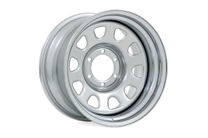 Steel Wheel - Rough Country - 17x9 | 5x5 | 3.30 Bore | -12 - Chrome